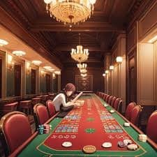 Antarmuka meja roulette betting slot Golden Toad dengan tampilan statistik real-time